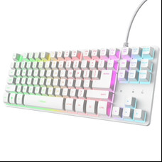 TECLADO TRUST GXT 833 THADO WH