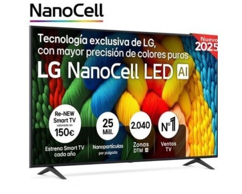 TELEVISOR LG 75NANO80A6B TELEVISOR LG 75NANO80A6B