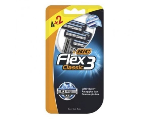 BIC-CUCHILLAS FLEX CL 3 6U