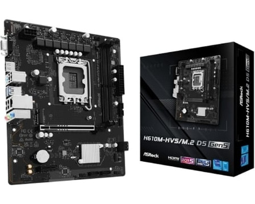 PLACA BASE ASROCK-PB H610M-HVS M2 D5 G5 PLACA BASE ASROCK-PB H610M-HVS M2 D5 G5