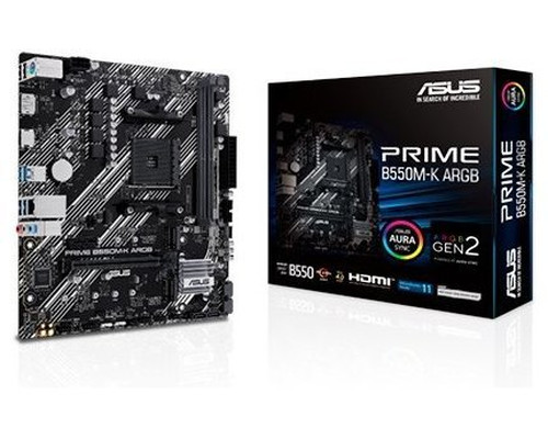 PLACA BASE ASUS PRIME B550M-K ARGB PLACA BASE ASUS PRIME B550M-K ARGB