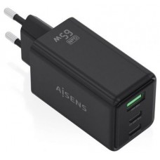 CARGADOR AISENS ASCH-65W3P073-BK