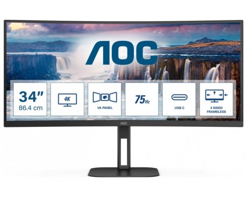 MONITOR AOC CU34V5C BK