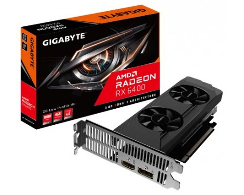 TARJETA GRAFICA GIGABYTE RAD RX6400 D6 PB 4G