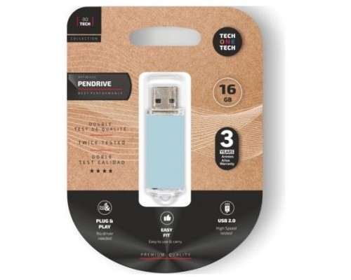 PENDRIVE TECH1TECH-BASIC BL 16GB