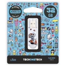 PENDRIVE TECH1TECH-CALAVERA MOTO 32GB