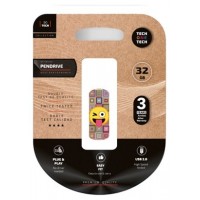 PENDRIVE TECH1TECH-EMOJI GUINO 32GB